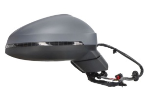 Oglinda dreapta potrivit AUDI A4 B9 dupa 2015 - (electric, convex, cu incalzire, asistent schimbare benzi, cu semnalizator) - Img 2