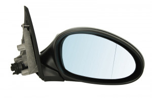 Oglinda dreapta potrivit BMW Seria 1 2003-2013 - electrica, asferic, incalzita, albastra, grunduita - Img 2