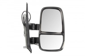 Oglinda dreapta potrivit IVECO DAILY 2011-2014 - manuala crom, scurt