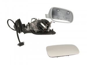 Oglinda dreapta potrivit SKODA SUPERB 2001-2006 - electrica incalzita, grunduita