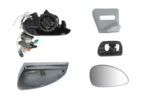 Oglinda exterioara dreapta potrivita Citroen C4 I 2004-2010 - convexa