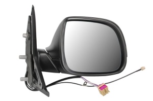 Oglinda exterioara dreapta potrivita VW TRANSPORTER T5 2009-2015 - convexa, electric, cu incalzire, 5 buc pini