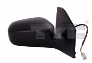 Oglinda exterioara stanga potrivita Honda CIVIC VII pana in 2005 - electric, convexa, cu incalzire, negru