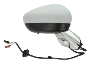 Oglinda laterala Dreapta (electric, convexa, cu carcasa, cu senzor de temperatura) potrivit DS DS 3; CITROEN C3 I, C3 II, DS3 - Img 2
