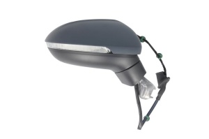 Oglinda laterala Dreapta electric, convexa, incalzita, crom, captuseala potrivit VW GOLF 8, PASSAT ALLTRACK B8, PASSAT B7, PASSAT B8 - Img 2