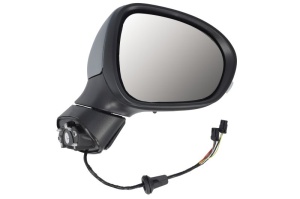 Oglinda laterala Dreapta potrivit FIAT 500X 2014-2023 - (electric; convexa, cu incalzire; captuseala; pliabil electric, cu indicator, cu Senzor temperatura; bec wy5w)
