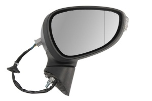 Oglinda laterala Dreapta potrivit FORD B-MAX, FIESTA, FIESTA VI 2013-2017 - (electric, asferice, incalzita, crom)