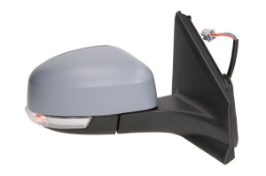 Oglinda laterala Dreapta potrivit FORD FOCUS II, FOCUS III, MONDEO IV, MONDEO V pana in 2014 - (electric, convexa, incalzita, crom) - Img 2