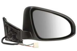 Oglinda laterala dreapta potrivit TOYOTA YARIS XP130 2010-2019 - (electric, convex, grund, cu semnalizare)