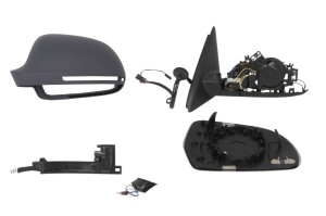 Oglinda stanga electric, asferic, cu incalzire, asistent de schimbare a benzii, grund, rabatabil electric, cu semnalizator potrivit AUDI Q3 8U 06.11-07.18 - Img 2