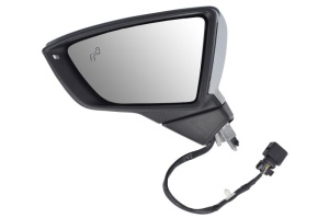 Oglinda stanga (electric, convex, cu incalzire, asistent pentru schimbarea benzii, grunduit, cu semnalizator) potrivit SEAT ARONA KJ, IBIZA V 6F 06.17- - Img 1