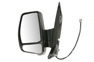 Oglinda stanga potrivit FORD TRANSIT / TOURNEO CUSTOM 2017-2023 - (electric, convex, cu incalzire, grund, cu semnalizator)