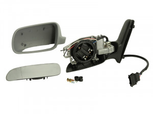 Oglinda stanga potrivit SEAT ALHAMBRA; VW SHARAN 1995-2001 - electrica, asferic, incalzita, grunduita