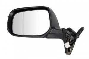 Oglinda stanga potrivit TOYOTA AURIS 2010-2012 - electrica, asferic, incalzita, crom, grunduita, pliabila electric