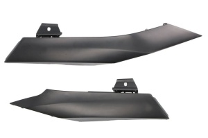 Ornament bara Stanga/Dreapta Fata potrivit PEUGEOT 408 II dupa 2022 - (set; sub far; negru-mat; ALLURE)