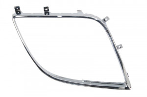 Ornament grila fata potrivit MAZDA CX-7 2007-2012 - fata stanga (plastic, crom)