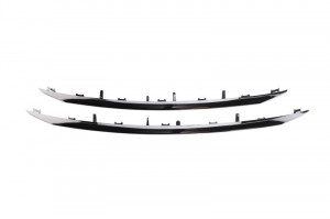 Ornament grila fata potrivit PEUGEOT 2008 2013-2016 - superior 2 buc. set, plastic, crom