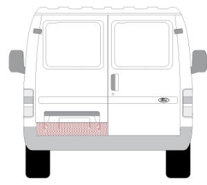 Panou reparatie usa Spate Stanga potrivit FORD TRANSIT, TRANSIT TOURNEO 1986-2000 - (conducta) - Img 2