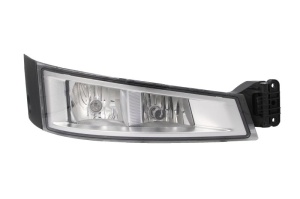 Proiector ceata dreapta (H1/H7, rama argintie; cu un halogen la distanță lungă) 24V potrivit VOLVO FH II 01.12- - Img 1