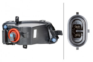 Proiector ceata Stanga (H11, cu lumini curbe) potrivit VW GOLF ALLTRACK VII, GOLF SPORTSVAN VII, GOLF VII 08.12-03.17 - Img 2