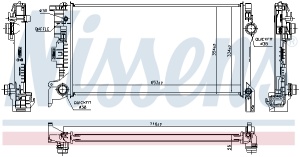 Radiator motor (Automat/Manual) potrivit VOLVO S90 II, V60 II, V90 II, XC60 II 2.0/2.0D/2.0H - Img 4