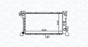 Radiator motor (Manual) potrivit FORD TRANSIT, TRANSIT TOURNEO 2.4D/2.5D - Img 3