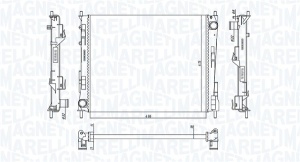 Radiator motor (Manual) potrivit RENAULT TWINGO II 1.2/1.6 - Img 1