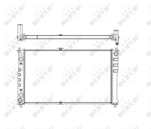 Radiator motor potrivit KIA CARNIVAL I, CARNIVAL II 2.9D - Img 3