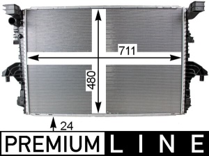 Radiator motor potrivit VW CALIFORNIA T6 CAMPER, MULTIVAN T6, TRANSPORTER T6, TRANSPORTER T6 / CARAVELLE T6 2.0D - Img 1