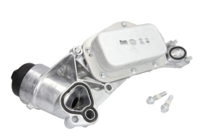 Radiator ulei motor (cu carcasa filtru ulei) potrivit ALFA ROMEO 159; CHEVROLET AVEO, AVEO / KALOS, CRUZE, ORLANDO, TRAX; FIAT CROMA; OPEL ASTRA H, ASTRA H CLASSIC, ASTRA H GTC, ASTRA H/KOMBI 1.4-2.2 06.05- - Img 1