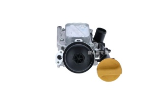Radiator ulei motor (cu carcasa filtru ulei) potrivit FIAT 500, 500 C, DOBLO, DOBLO/MINIVAN, FIORINO, FIORINO/MINIVAN, GRANDE PUNTO, IDEA, PALIO, PANDA, PANDA/HATCHBACK, PUNTO, PUNTO EVO 1.3D 06.03- - Img 4