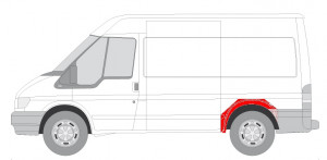 Segment aripa Spate Stanga (model scurt) potrivit FORD TRANSIT -08.14 - Img 2