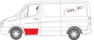 Segment reparatie usa Fata Stanga potrivit MERCEDES SPRINTER 3,5-T (B906), SPRINTER 3-T (B906), SPRINTER 4,6-T (B906) 2006-2013 - (strat, partea inferioara, inaltime 310mm) - Img 2