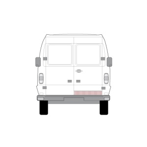 Segment reparatie usa Spate Dreapta potrivit MERCEDES T1 (601), T1 (601, 611), T1 (602), T1 (B601), T1 (B602), T1/TN 1977-1996 - Img 2