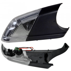 Semnalizator Dreapta (alb) potrivit SKODA OCTAVIA II; VW POLO, POLO IV 1.2-2.0D 10.01-06.13 02.04-06.13 - Img 3