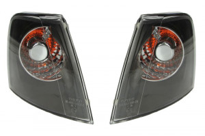 Semnalizator fata stanga/dreapta (negru/transparent, PY21W) potrivit VW PASSAT B5 1996-2000