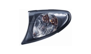 Semnalizator fata Stanga (transparent, rama neagra) potrivit BMW 3 (E46) 1.6-3.2 1997-2007 2001-2005 - Img 3