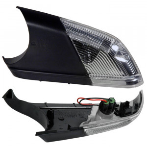 Semnalizator Stanga (alb) potrivit SKODA OCTAVIA II; VW POLO, POLO IV 1.2-2.0D 10.01-06.13 02.04-06.13 - Img 3