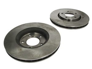 Set discuri frana (2 buc.) Fata Dreapta/Stanga potrivit CHRYSLER RAM, VOYAGER III, VOYAGER IV, VOYAGER V; DODGE CARAVAN; FIAT FREEMONT; LANCIA VOYAGER 2.0D-3.8 01.95- - Img 1