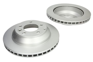 Set discuri frana (2 buc.) Spate Dreapta/Stanga potrivit AUDI Q7; PORSCHE CAYENNE; VW TOUAREG 2.5D-6.0D 09.02- - Img 1