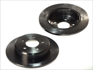 Set discuri frana (2 buc.) Spate Dreapta/Stanga potrivit CHRYSLER RAM, VOYAGER III, VOYAGER IV; DODGE CARAVAN; JEEP CHEROKEE, WRANGLER II 2.0-4.0 01.95- - Img 1