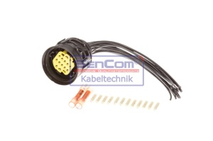Set reparat cabluri pentru far (150mm) potrivit ALFA ROMEO 159, BRERA, SPIDER; CITROEN JUMPER I, JUMPER II, JUMPY II; FIAT 500L, DUCATO, GRANDE PUNTO, PANDA, PANDA/HATCHBACK, PUNTO 0.9-3.2 09.99- - Img 3