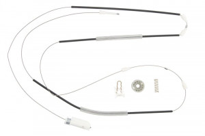 Set reparat macara geam fata stanga potrivit BMW Z4 (E85), Z4 (E86) 2002-2009 - (cabluri)
