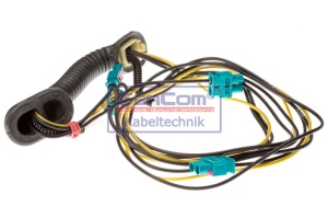 Set reparatie cabluri Cu furtun lichid de spalare parbriz; pentru capacul portbagajului (1300;1500;2000mm, cu capac, Dreapta) potrivit VW GOLF V 1.4-3.2 10.03-07.09 - Img 3