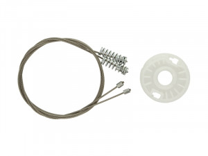 Set reparatie macara geam Spate Dreapta/Stanga potrivit VW BORA I, GOLF 4 1997-2006 - (Cabluri)