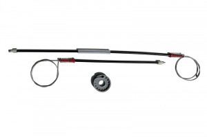 Set reparatie macara geam spate stanga/dreapta potrivit MITSUBISHI COLT CZC VI 2006-2009 - (cabluri)