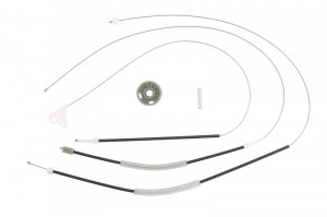 Set reparatie macara geam spate stanga potrivit SKODA OCTAVIA I 1996-2010 - (cabluri, electric)
