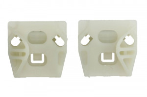 Set reparatie macara geam stanga/dreapta potrivit PEUGEOT 607; SEAT CORDOBA, IBIZA III; VW BORA I, GOLF 4 1997-2013 - (2 ghidaj, electric)