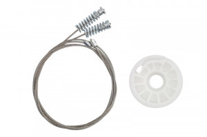 Set reparatie macara geam Stanga/Dreapta Spate potrivit PEUGEOT 508, 508 I 2010-2018 - (Cabluri)