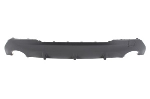 Spoiler bara spate inferior fara grund, pachet M, negru-mat, cu un decupaj teava evacuare: stanga; dreapta potrivit BMW 1 F40 Hatchback dupa 2019